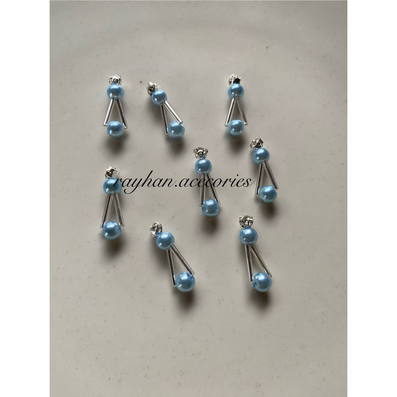 mutiara rangkai tabur bambu/payet rangkai instan