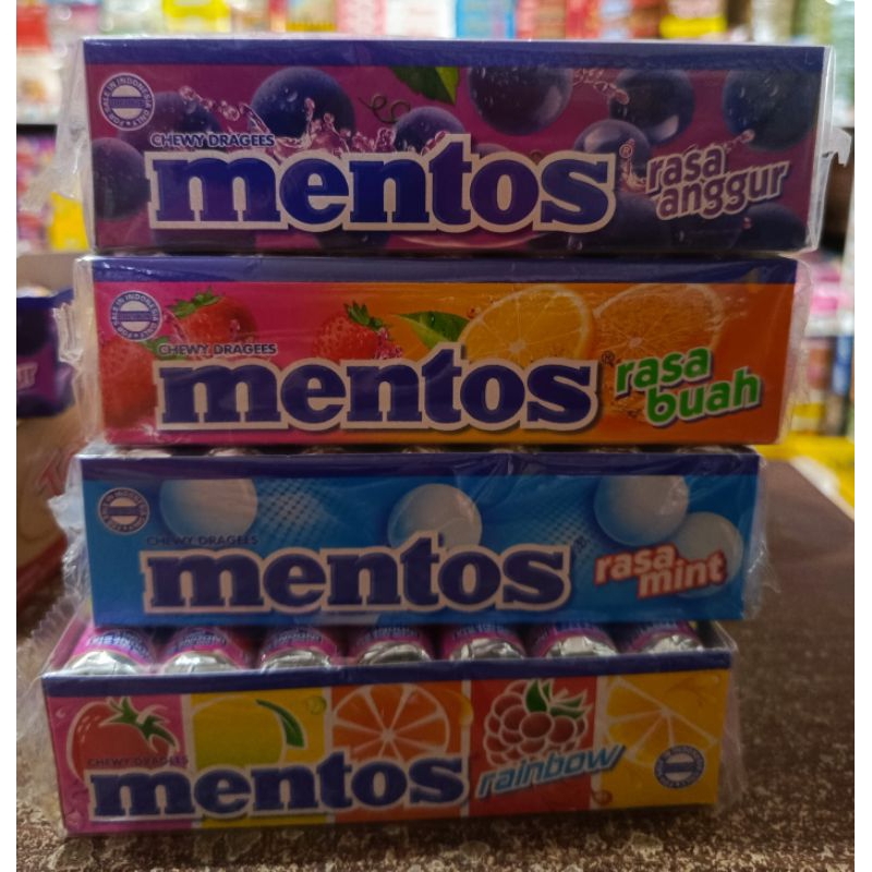 

Permen Mentos Roll Batang Stick isi 14 Batang x 29GR