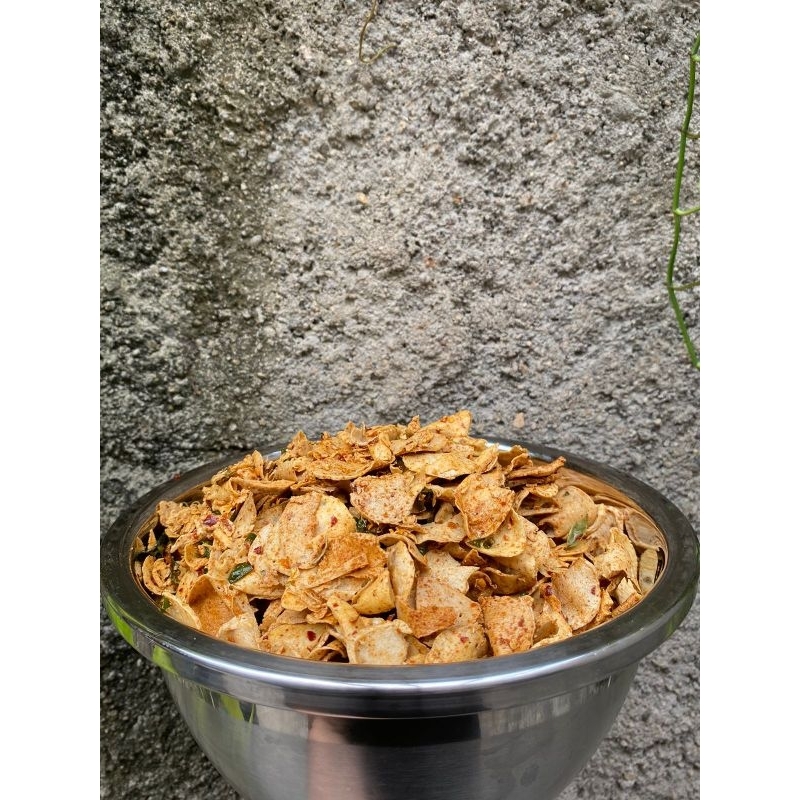 

Basreng pedas daun jeruk / Basreng original