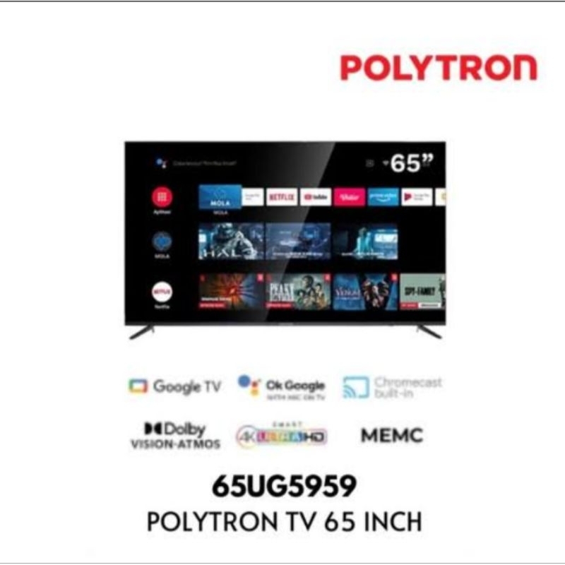 Polytron TV 65 Inch 65UG5959