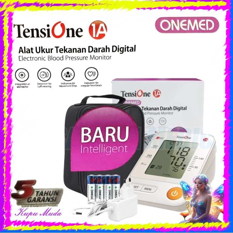 onemed tensimeter digital / Onemed Tensimeter Digital A1 + Adaptor / Onemed TensiOne dengan suara
