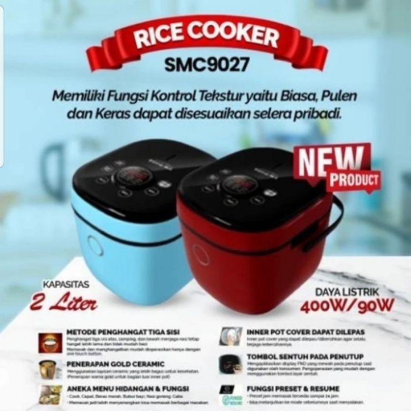 MAGIC COM YONG MA SMC-9027 / YONG MA DIGITAL 2 LITER SMC 9027 / MAGIC COM YONG MA DIGITAL 2 LITER