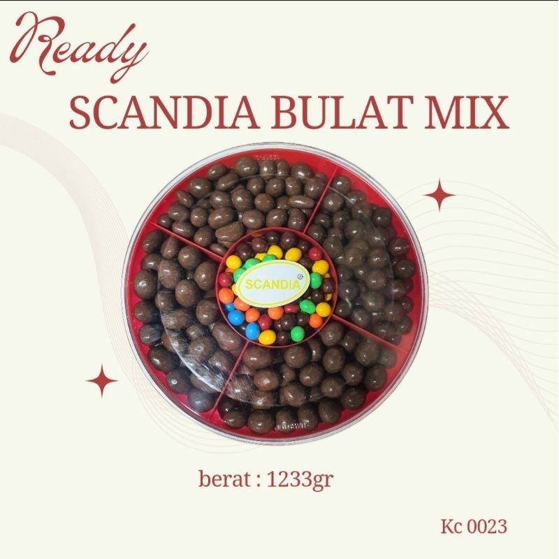 

scandia bulat mix berat 1233gr