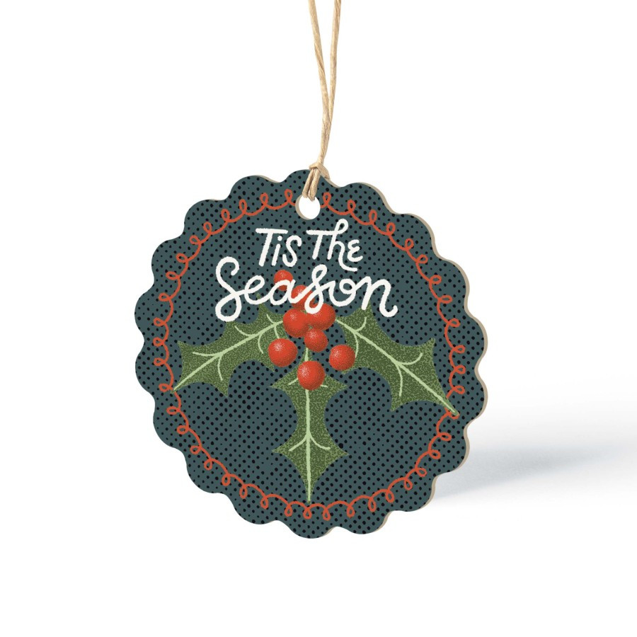 

Gift Tag Christmas Hang Tag Bernuansa Natal Elegan Berkualitas Isi 20 Ukuran 6 x 10 cm Tali 3 Meter