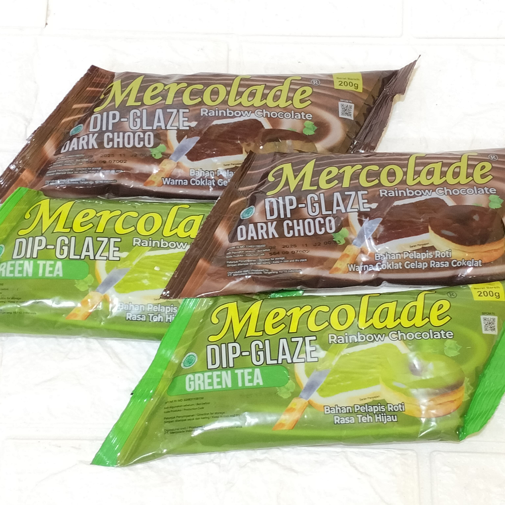 

Mercolade Dip Glaze Dark Green Tea 200gr Free Bubble Wrap dan Dus Tebal