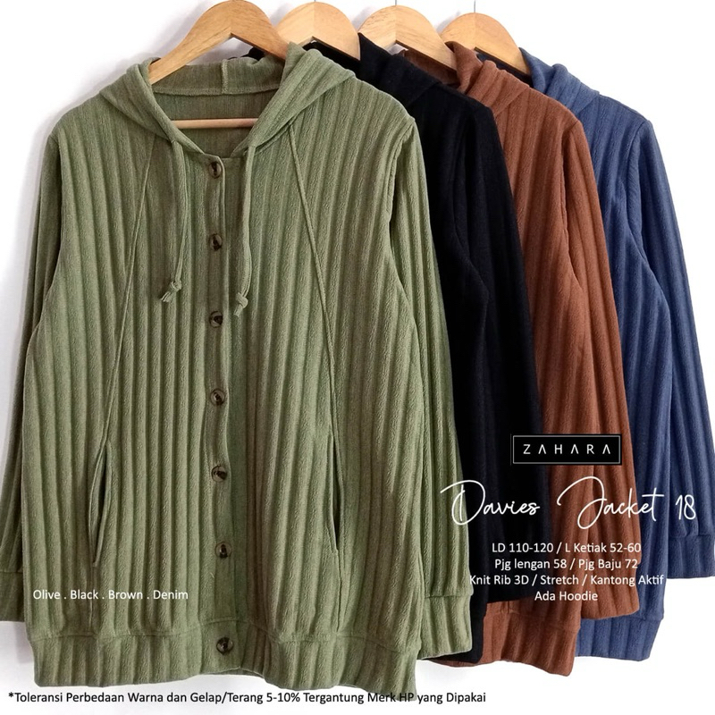 ZS Vonda •Honolulu Risca •Rolen •Neoca •Oxford •Idaho •Pilom Jaket Tudung Wanita