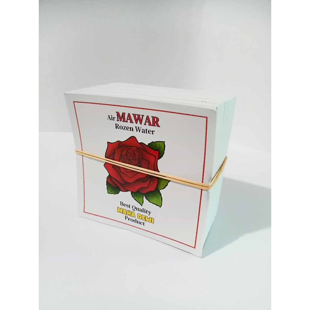 

1 IKAT KERTAS LABEL AIR MAWAR [ 500 LEMBAR ]