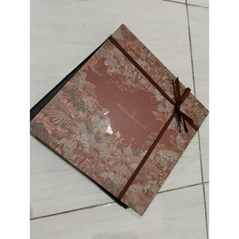 Jastip Buttonscarves Tuscany Voile Square Arancia