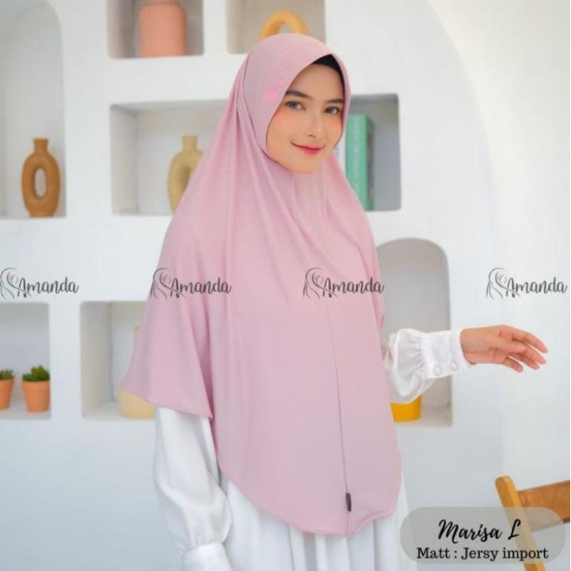 Hijab kerudung amanda Marisa l jersey