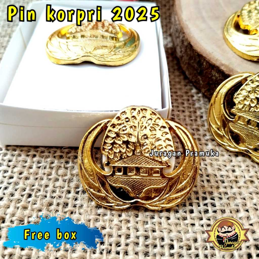 Pin korpri ASN model terbaru 2025 peniti & magnet