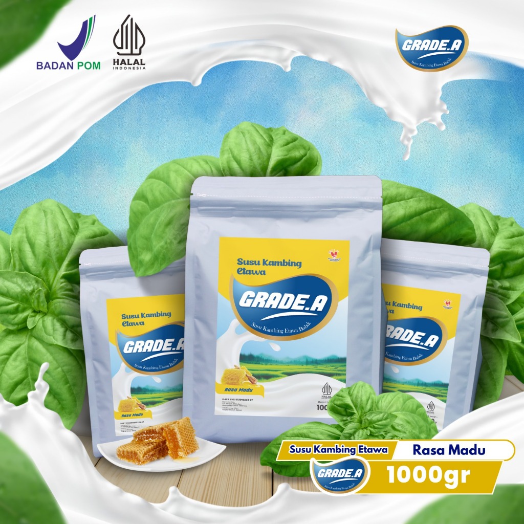 

SUSU KAMBING ETAWA GRADE A RASA MADU KEMASAN 1KG