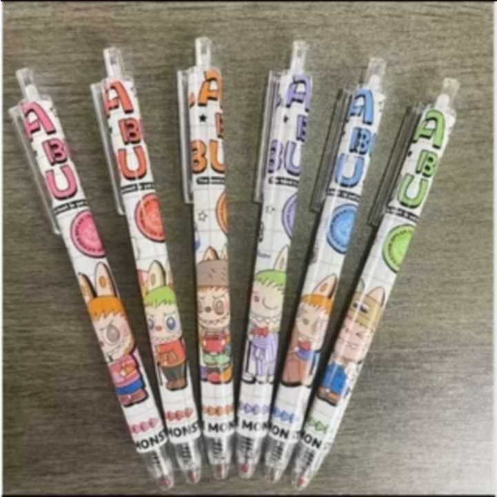

(6PCS) Pen Gel Mekanik Kartun Labubu 0.5MM