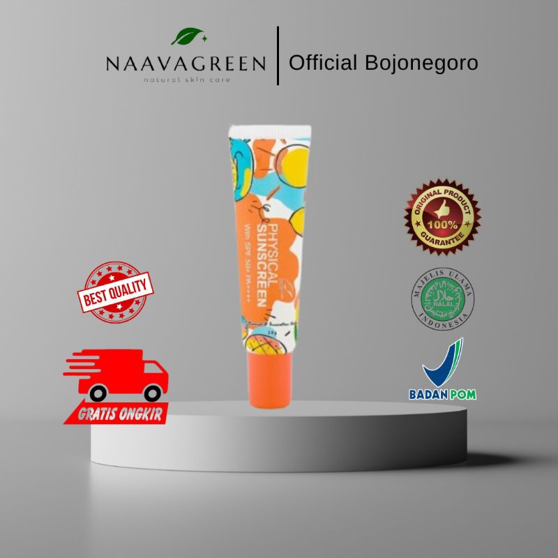 Naavagreen Physical Sunscreen-PHYSICAL SUNSCREEN NAAVAGREEN