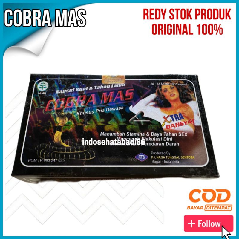 COBRA MAS ORIGINAL KAPSUL BOX HITAM