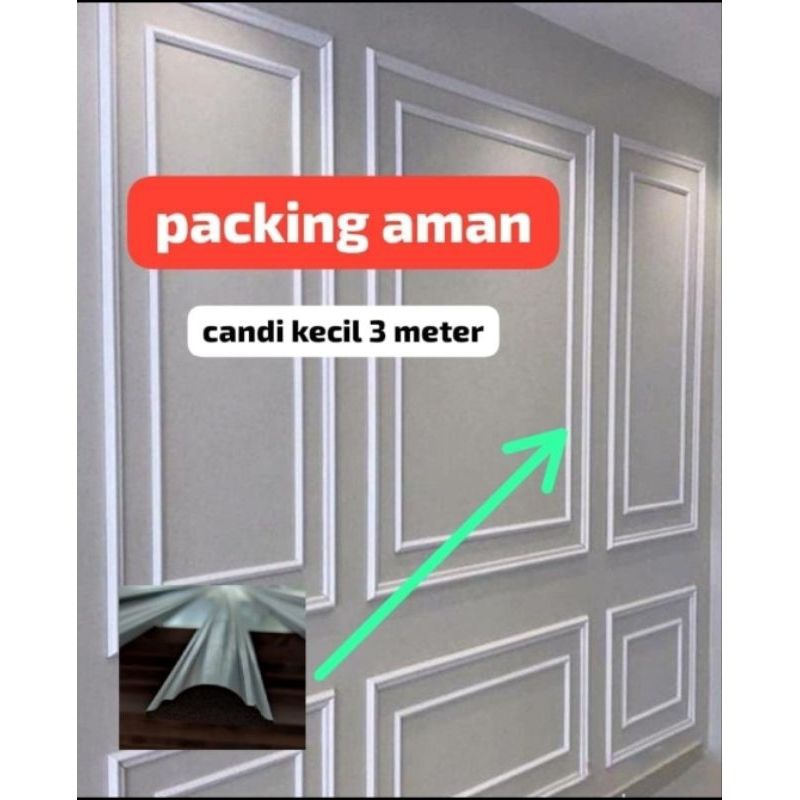 list MOULDING PVC premium 3cm padat