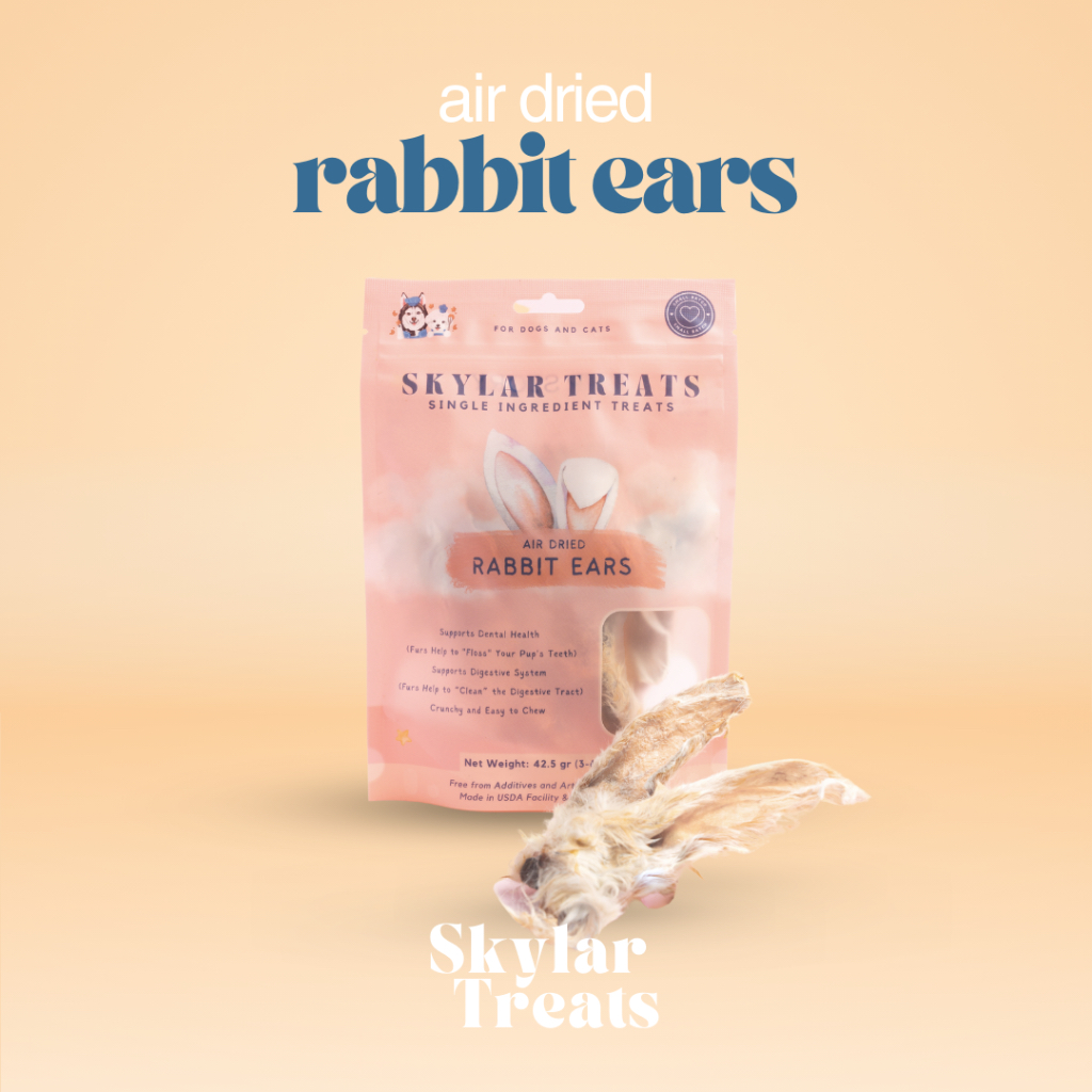 RAGASI_S - SKYLAR TREATS RABBIT EARS SNACK ANJING KUCING PREMIUM TELINGA KELINCI