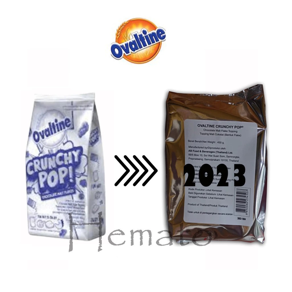 

OVALTINE Classic FLAKE Crunchy Pop 450 gr