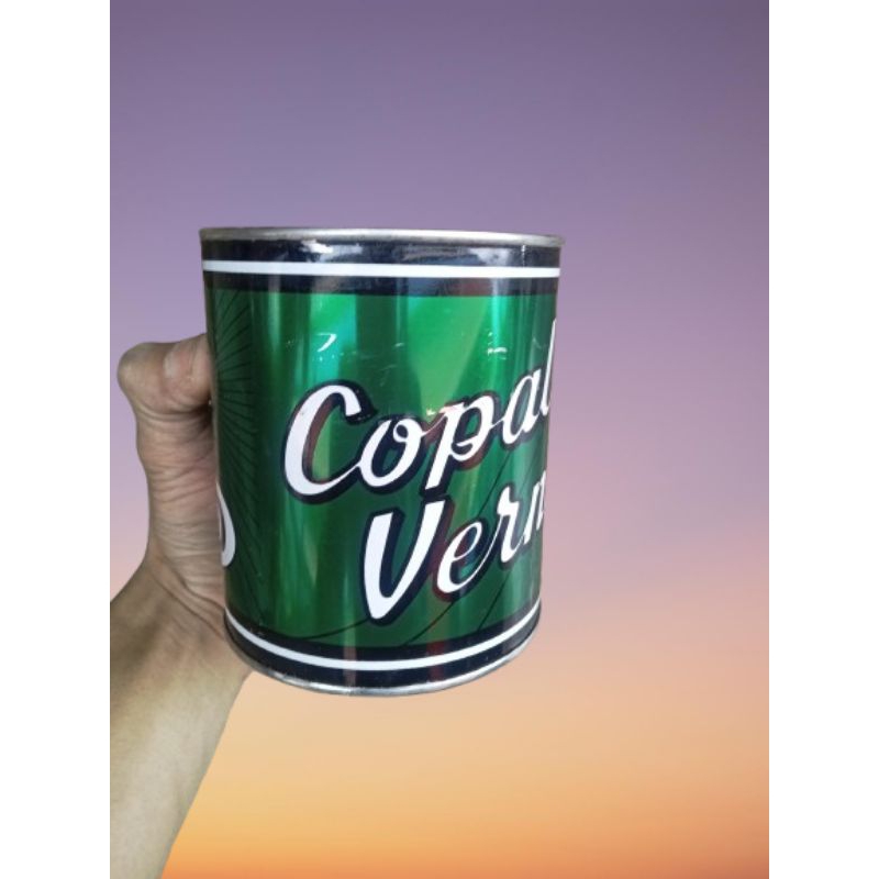Copal Vernis KD Isi 1 Literr/ Vernish Untuk Kayu & Besi, Sangat Mengkilap, Siap Pakai