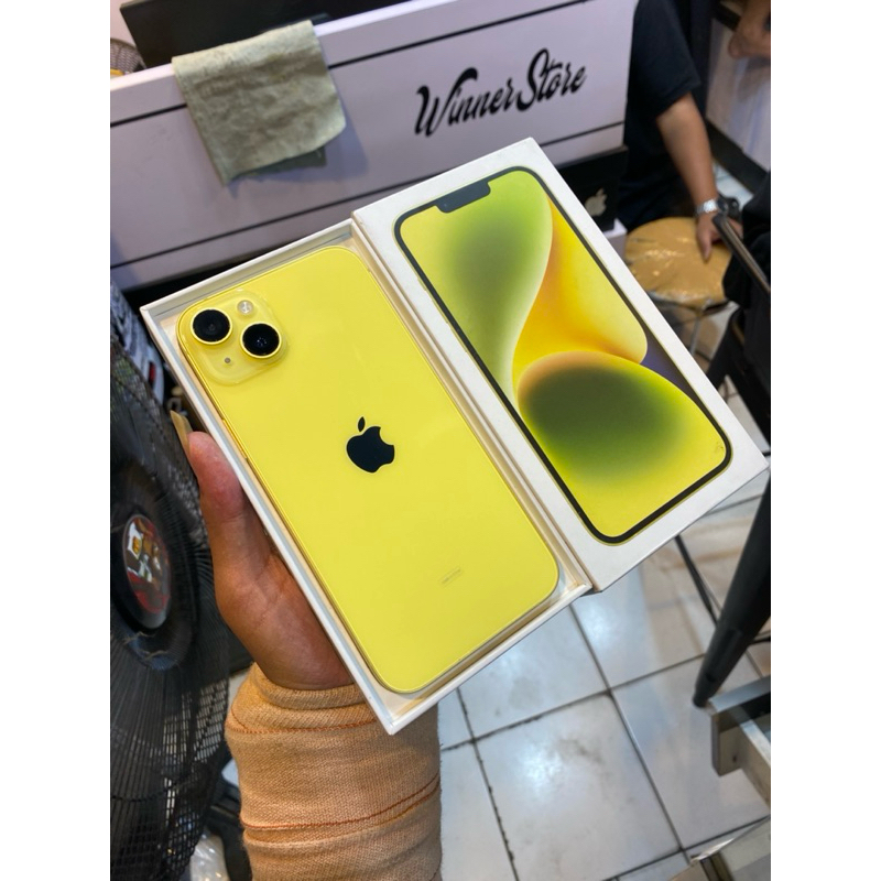 iphone 14 plus 128gb ibox yellow superlikenew