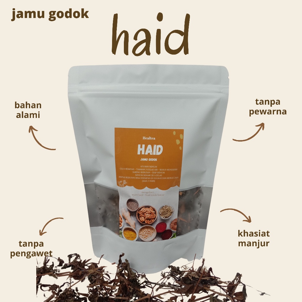 

HAID TIDAK LANCAR NYERI HAID JAMU GODOK TRADISIONAL HERBAL ALAMI
