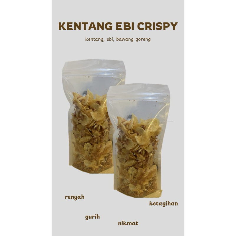 

KENTANG EBI CRISPY