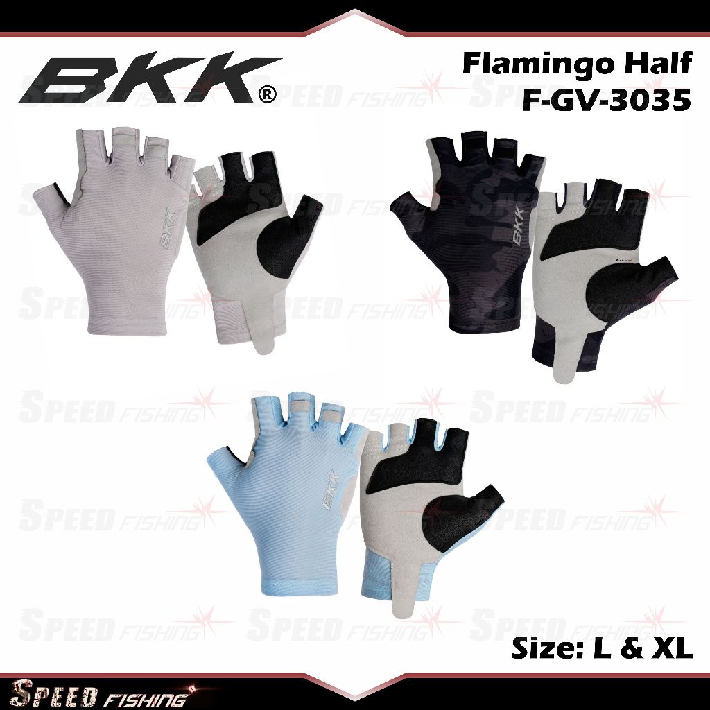 Sarung Tangan BKK Flamingo Half Finger Gloves F-GV-3035