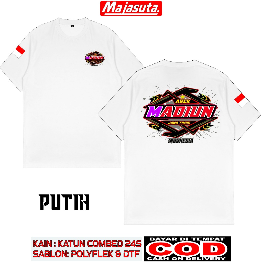 KAOS AREK MADIUN JAWA TIMUR M2 MODEL RACING BISA COD KAOSKEREN KAOSDISTRO