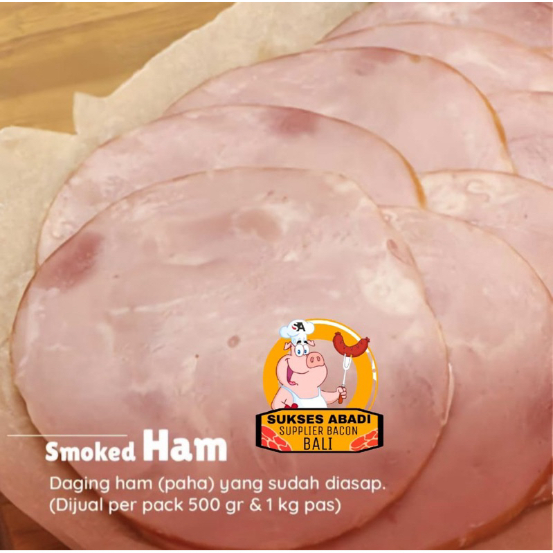 

SMOKED HAM SLICE PREMIUM PORK (BABI)
