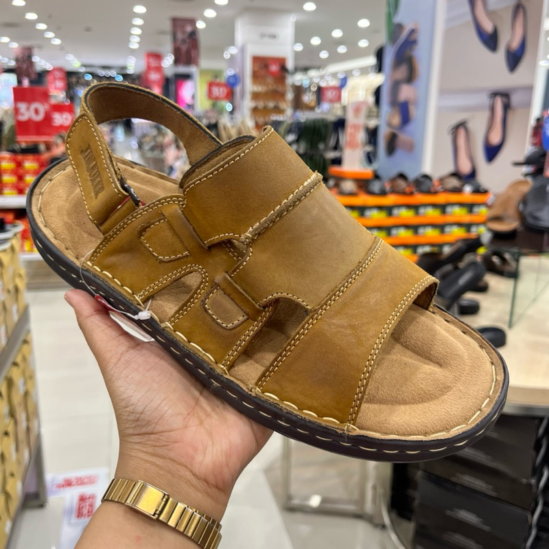 Sandal Selop Pria by Jim Joker perekat tali | Sandal Kulit Pria Jim Joker super empuk