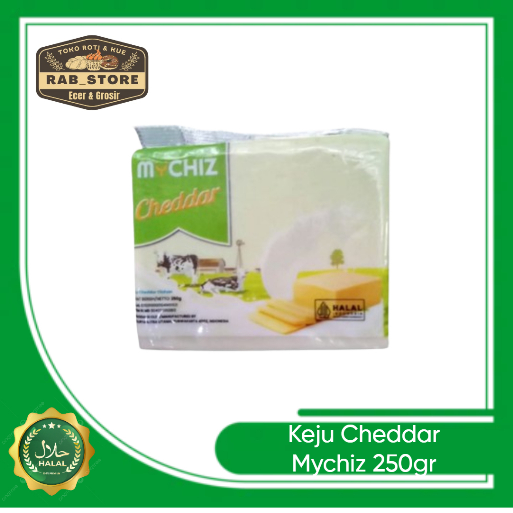 

Keju Cheddar MYCHIZ 250gr