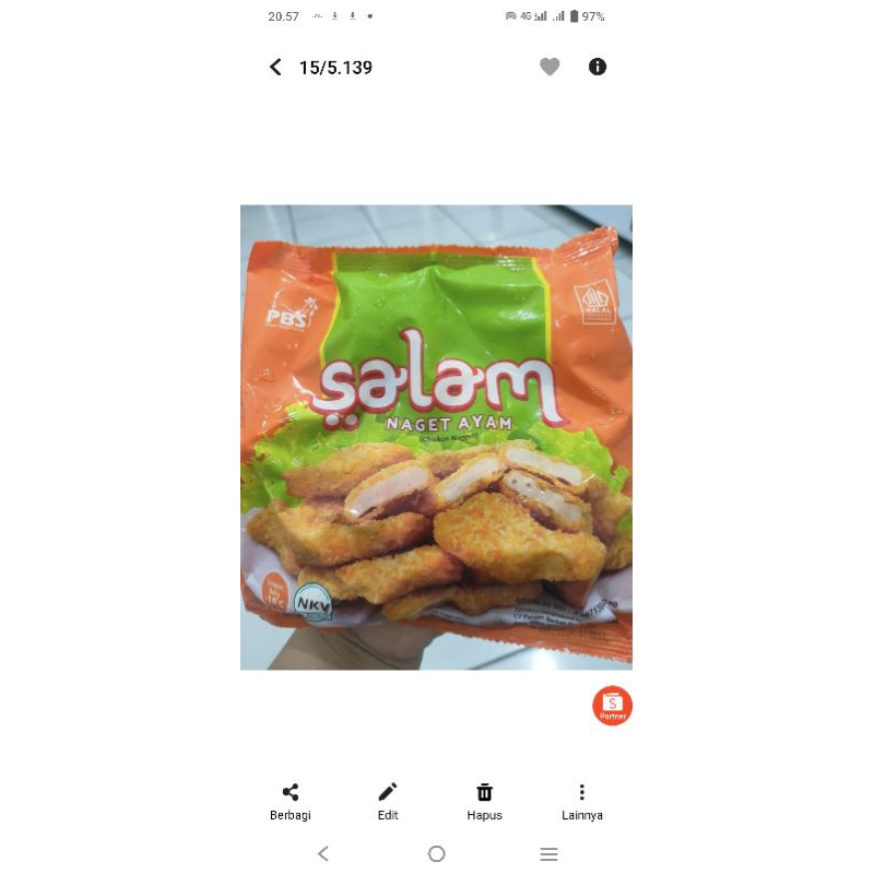 

nugget salam stik 250gr