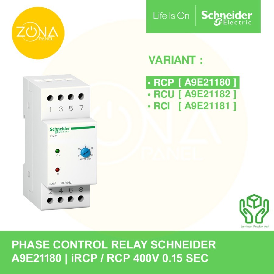 RELAY CONTROL PHASE SCHNEIDER iRCP/RCP A9E21180