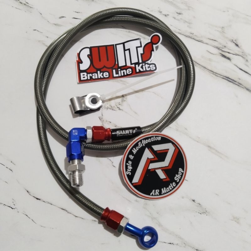 selang rem depan NOUVO VARIO mio beat scoopy soul mx Selang rem SWITs swit original thailand 90• pan