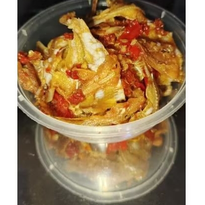 

Ikan kapas kering balado/ikan asin/kerupuk ikan balado best seller