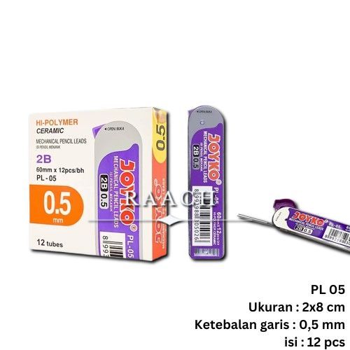 

(1 Pcs) PENSIL MEKANIK ESELON JOYKO - 2.0mm Mechanical MP 201-21 LEAD ISI PL-O5 2B 0.5 MM DAN PL-16 2B 2.0 MM [Terlaris] [Terbaik} [Best Seller]
