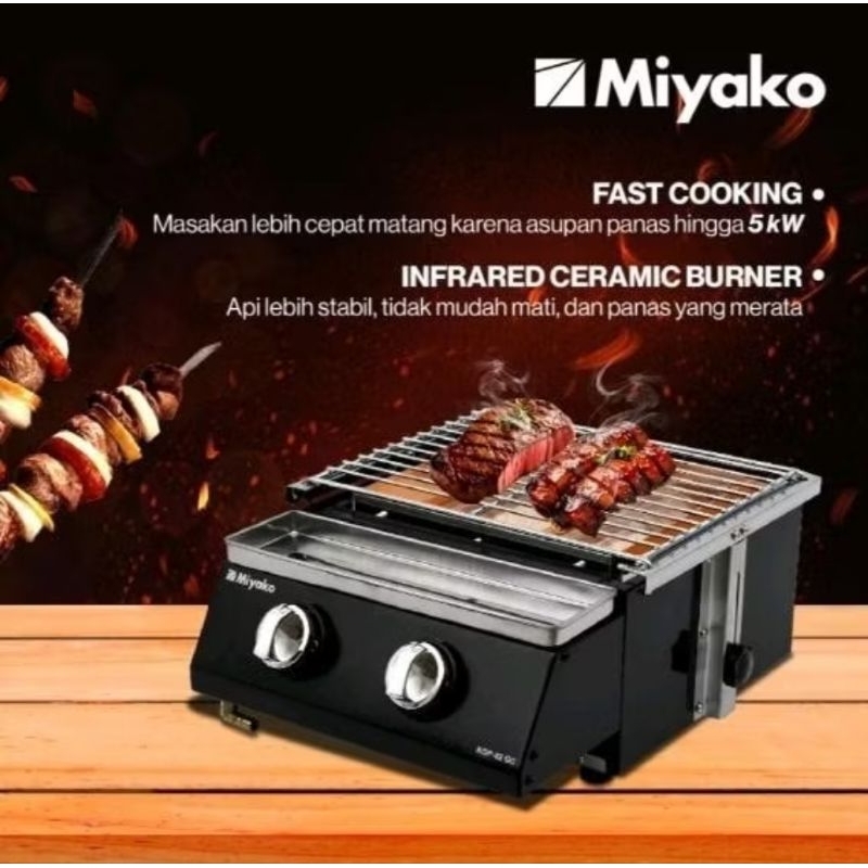 Kompor Gas Panggang Miyako KGP 02 GC / Panggangan Sate Miyako KGP-02 GC