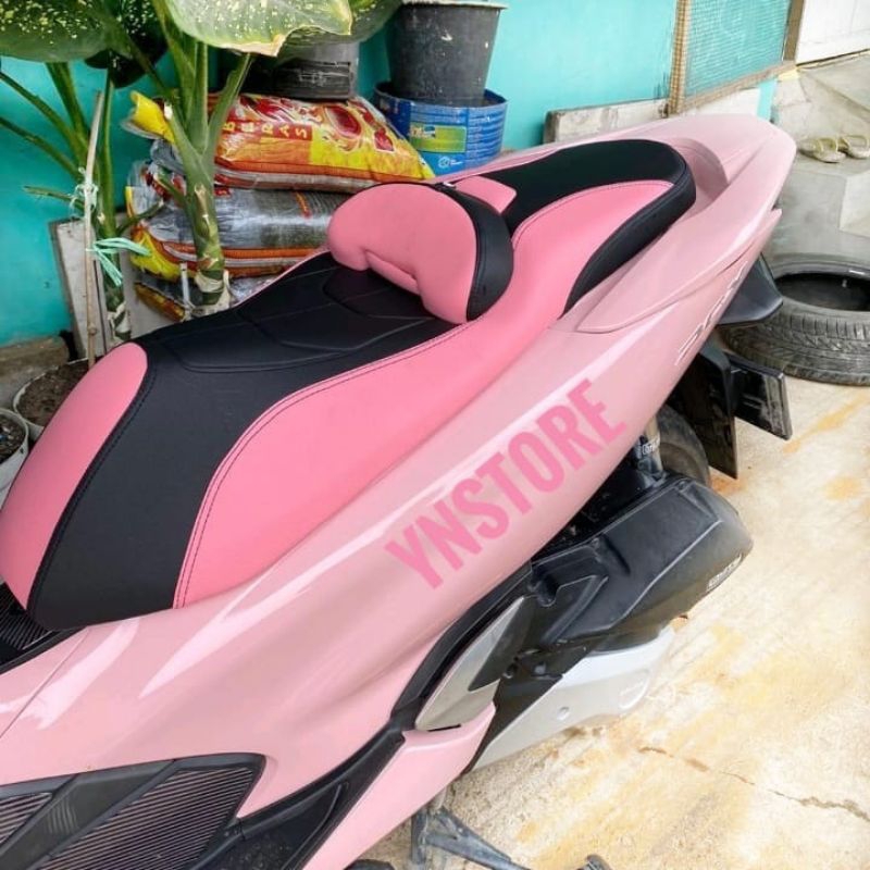 Kulit Jok Motor Pcx 150 160 Pink MBtech Model Eropa