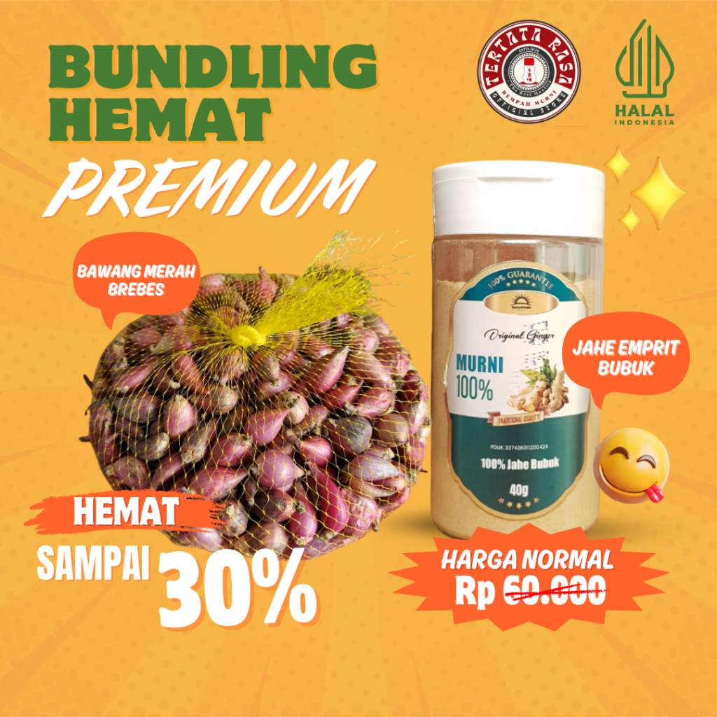 

BAWANG MERAH BREBES BUNDLING JAHE EMPRIT BUBUK