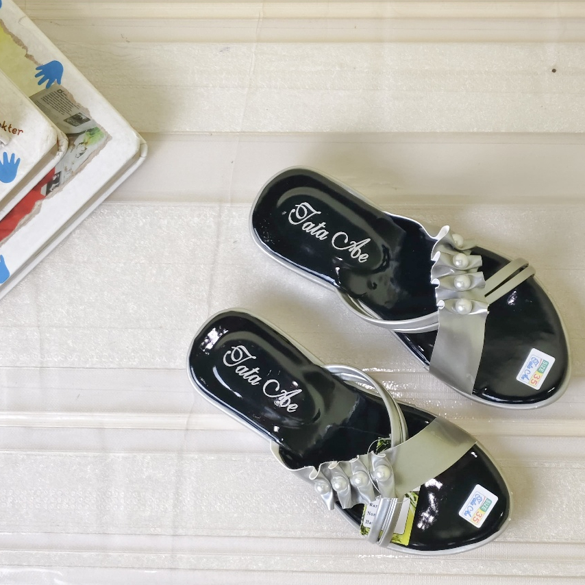 Sandal Ring Sandal Anak Perempuan Hak Jinjit Hels Natal Terbaru 2025 Pesta Amak Sandal Anak Peremuan