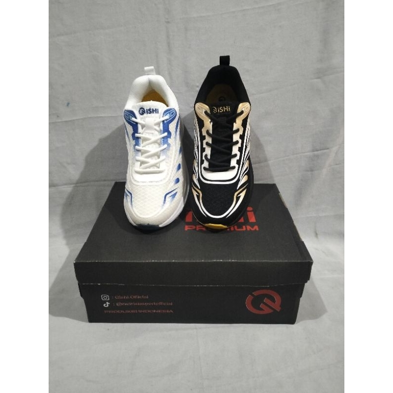 Sepatu sport kasual pria QISHI PREMIUM ORIGINAL JAYDEN