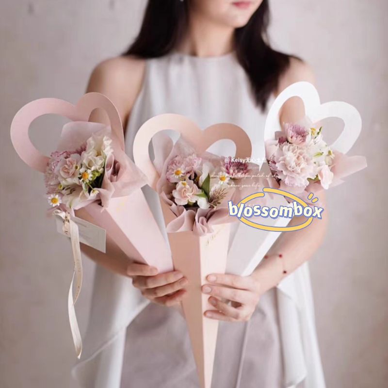 

B121 Single Flower Box | Kotak Valentine | Kotak Love | Hari Valentine | Kado Valentine | Flower Box