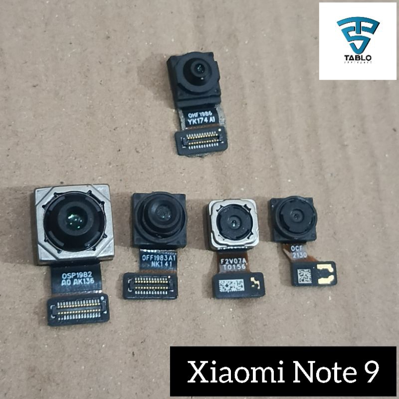 kamera depan belakang xiaomi redmi note 9 ori copotan hp