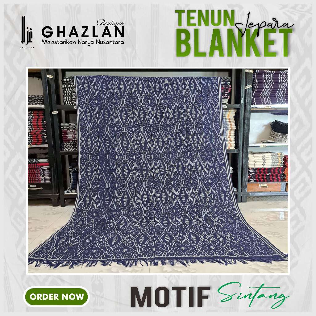 Kain Tenun Blanket Motif Sintang New