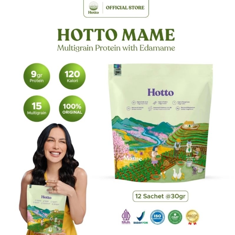 

HOTTO MAME SUPERFOOD MULTIGRAIN PROTEIN RASA EDAMAME PER POUCH