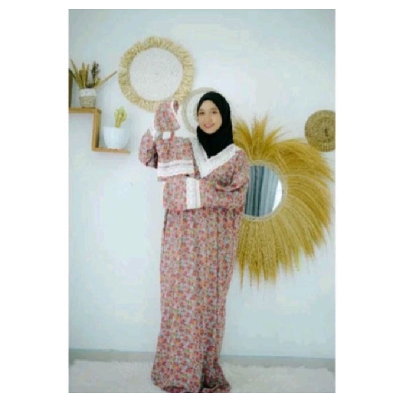 TURKEY SIZE XL DEWASA - mukena abaya sholat terbaru 354 by Jihan salsa