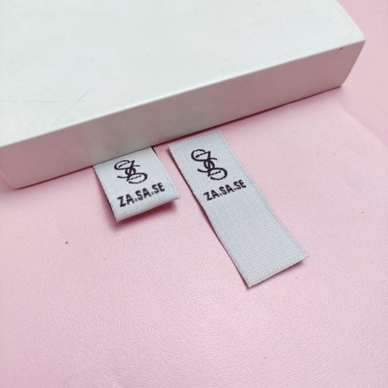 

label woven damask label hijab label woven (1000)pcs