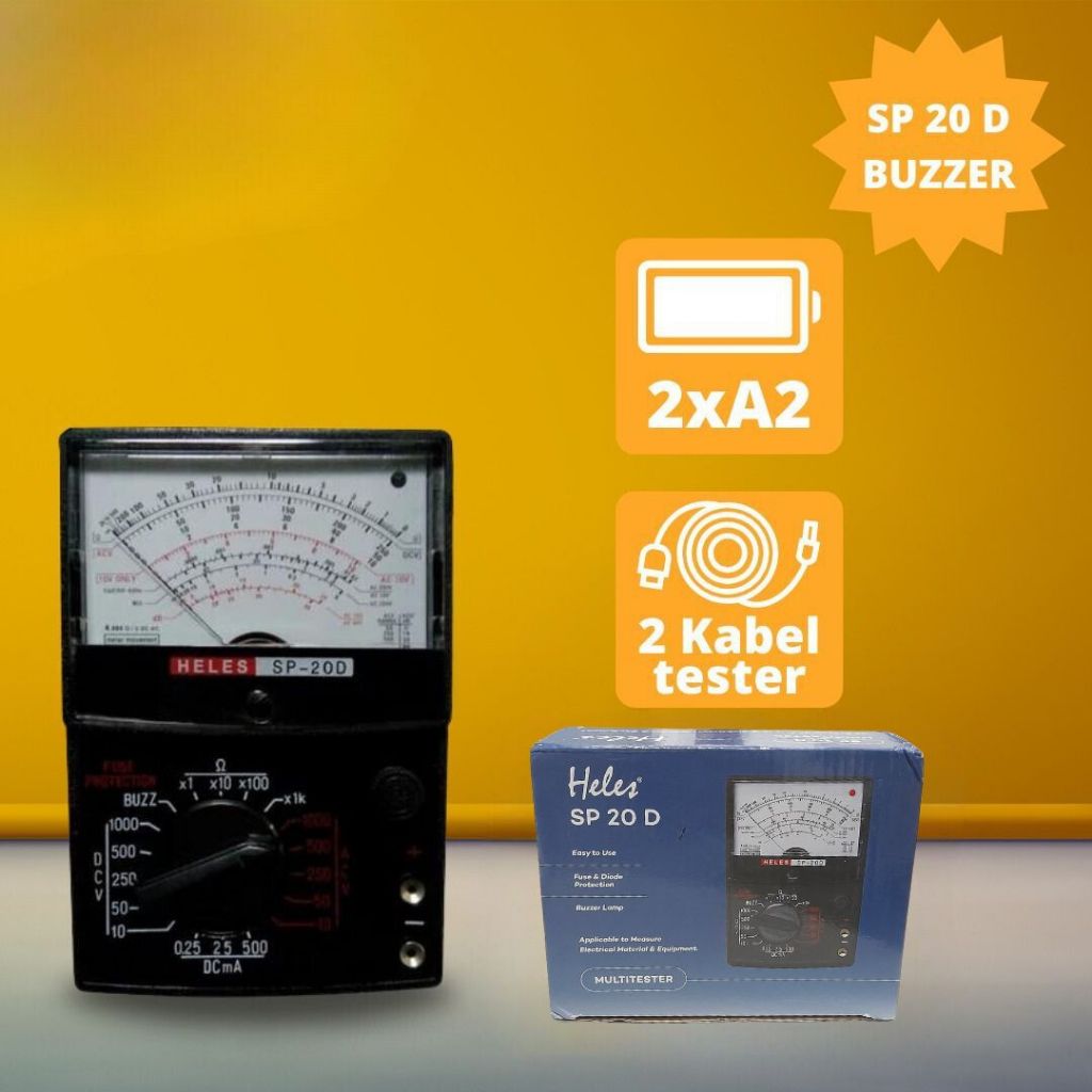 Multitester Analog HELES SP 20D buzzer