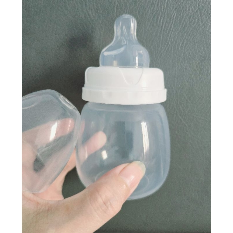 Botol Susu Newborn Dengan Dot Gepeng 180ml / Dot Wideneck Gepeng / Dot Wide neck Orthodontic Nursing