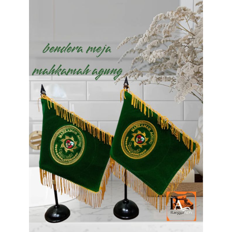 1 set bendera meja mahkamah agung(MA)