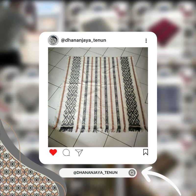 Dhananjaya Tenun - Kain Tenun Troso Asli - Tenun Blanket Troso - Kain Blanket Halusan - Tenun Troso